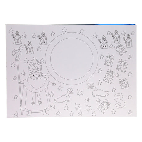 Wins Holland Tischsets Malbuch Sinterklaas, 12 Stk.
