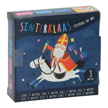 Gewinnt Holland Sinterklaasstickers op rol, 3 Meter