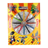 Buchangebote Niederlande BV Super Color Malbuch DC Super Friends mit Bleistiften