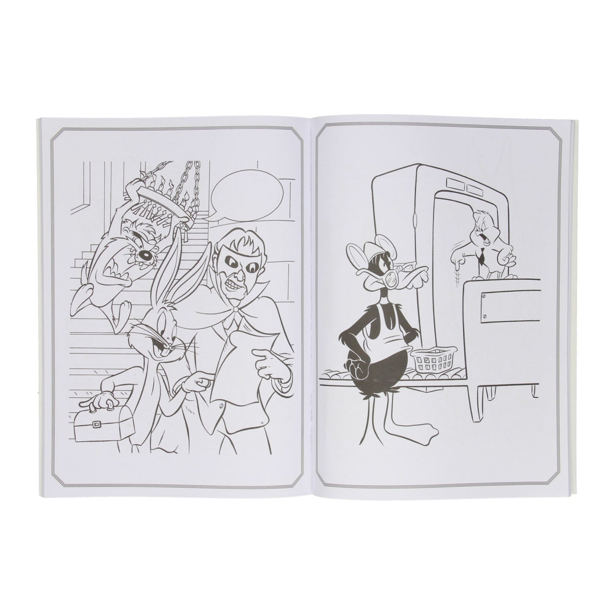 Buch-Specials Niederlande BV Warner Bros. Farbiges Malbuch „Looney Tunes“ mit Aufklebern