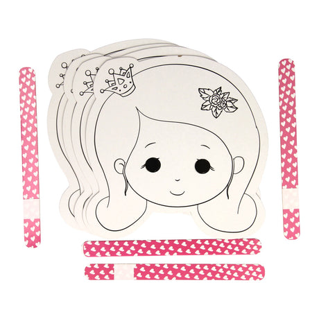 Gewinnt Holland Color und macht eure eigenen Masken – Prinzessin, 4 Stück.