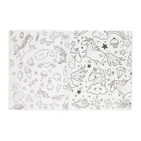 Gewinnt das Holland-Doodle-Malbuch – Einhorn