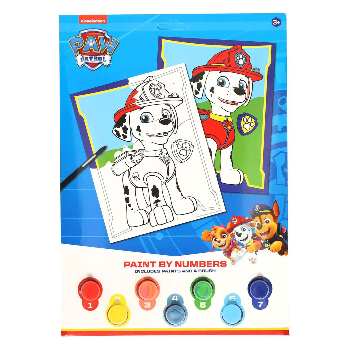 Gewinnt Holland Color by Number Paw Patrol