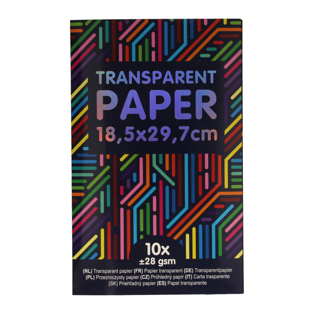 Gewinnt Holland transparentes Papier gefärbt, 10st.