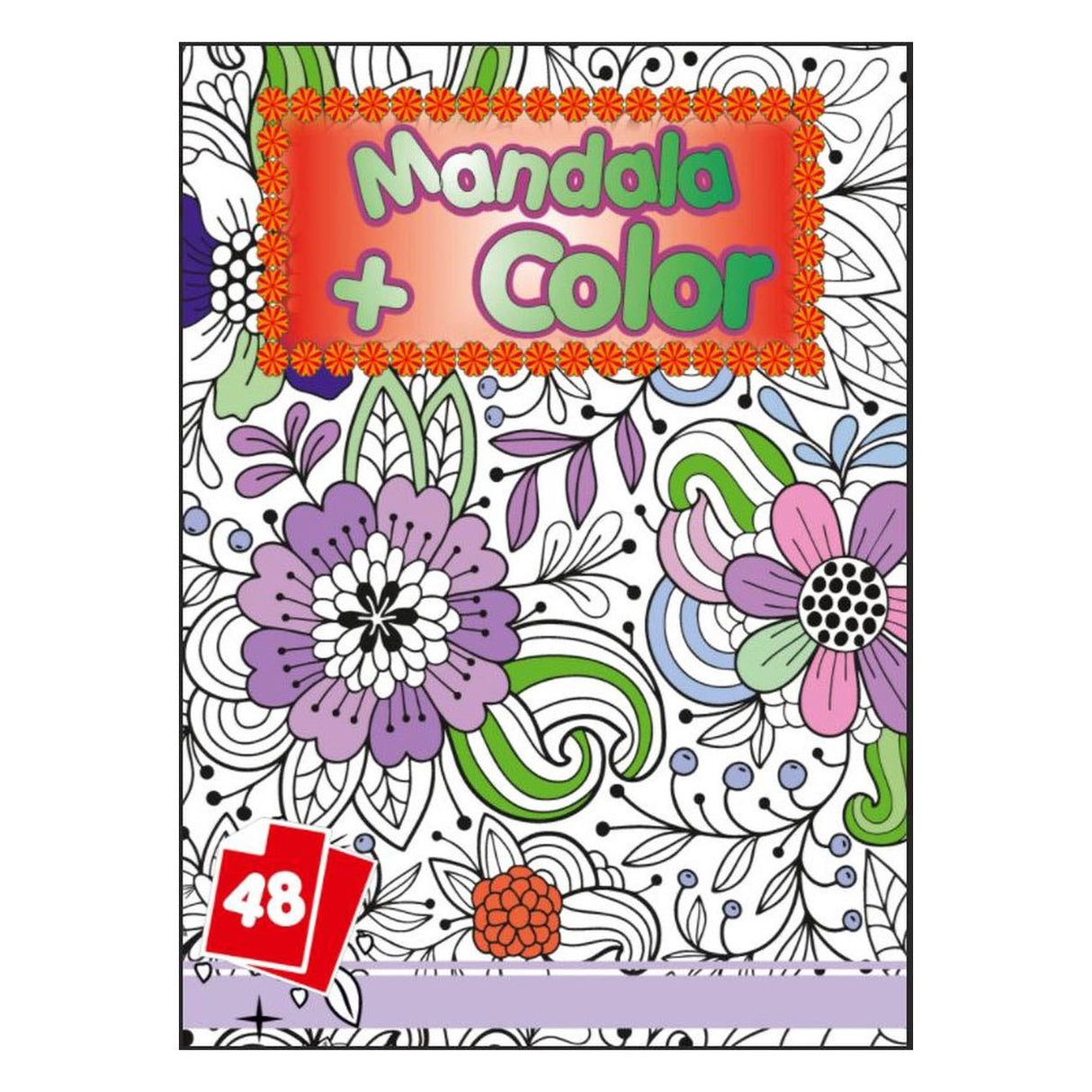Wins Holland Mandala-Malbuch, 48 Seiten