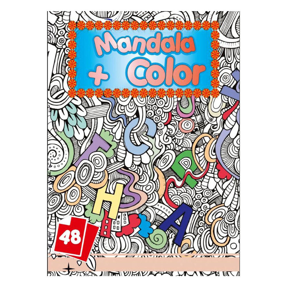 Wins Holland Mandala-Malbuch, 48 Seiten