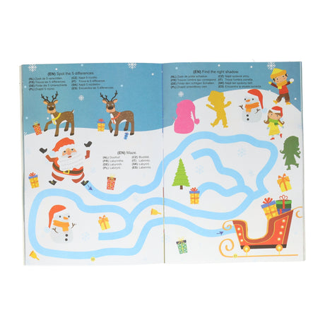 Gewinnt Holland Mal- und Aktivitätsbuch A4 Weihnachten
