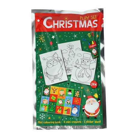 Wins Holland Leckerli-Set Weihnachts-Malset mit Buntstiften und Aufklebern