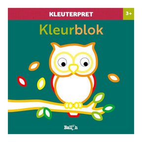 Gewinnt den lustigen Holland-Malblock „Eule 3+“ für Kleinkinder