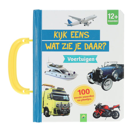 Wins Holland-Brettbuch – schauen Sie, was sehen Sie da? Fahrzeuge