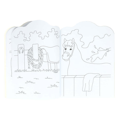 Wins Holland Malbuch für Kinder Ponys und Pferde, 96 Seiten