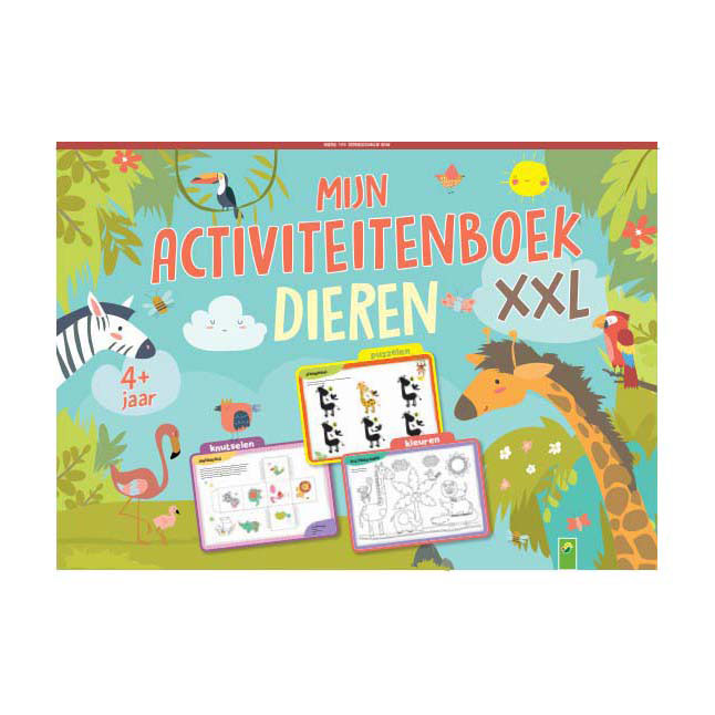 Gewinnt Holland mein Aktivitätsbuch xxl Tiere – Malseiten und Rätsel