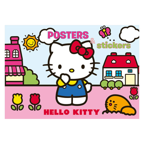 Buch-Specials Niederlande bv Hallo-Kitty-Posterbuch zum Ausmalen mit Aufklebern