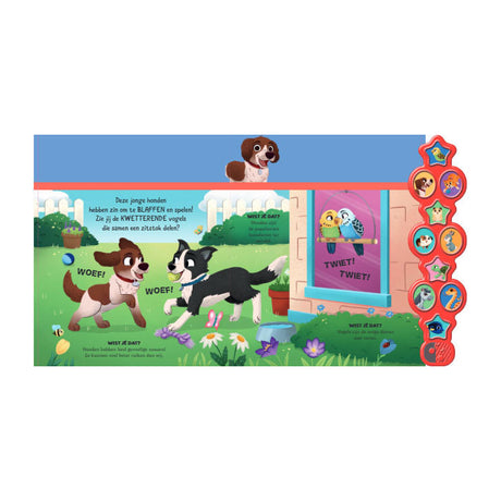Rebo Publishers Haustiere – Buch mit 10 Geräuschen