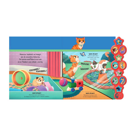 Rebo Publishers Haustiere – Buch mit 10 Geräuschen