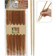 Excellent Houseware Essstäbchen-Set aus Bambus-Essstäbchen, 12 Paar