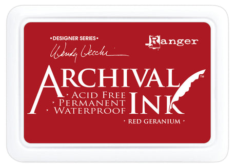 Ranger Ink Ranger • Archiv-Stempelkissen, rote Geranie