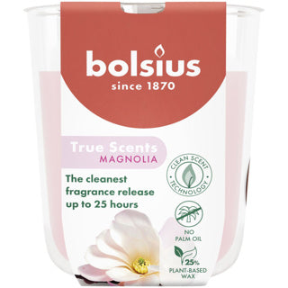 Bolsius Duftglas wahre Düfte Magnolie 80 73 | 3 Stück