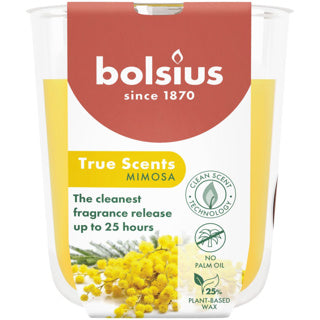 Bolsius Duftglas wahre Düfte Mimosa 80 73 | 3 Stück