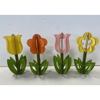 Blume stehend 21 cm 4 Stück | 6 Stück