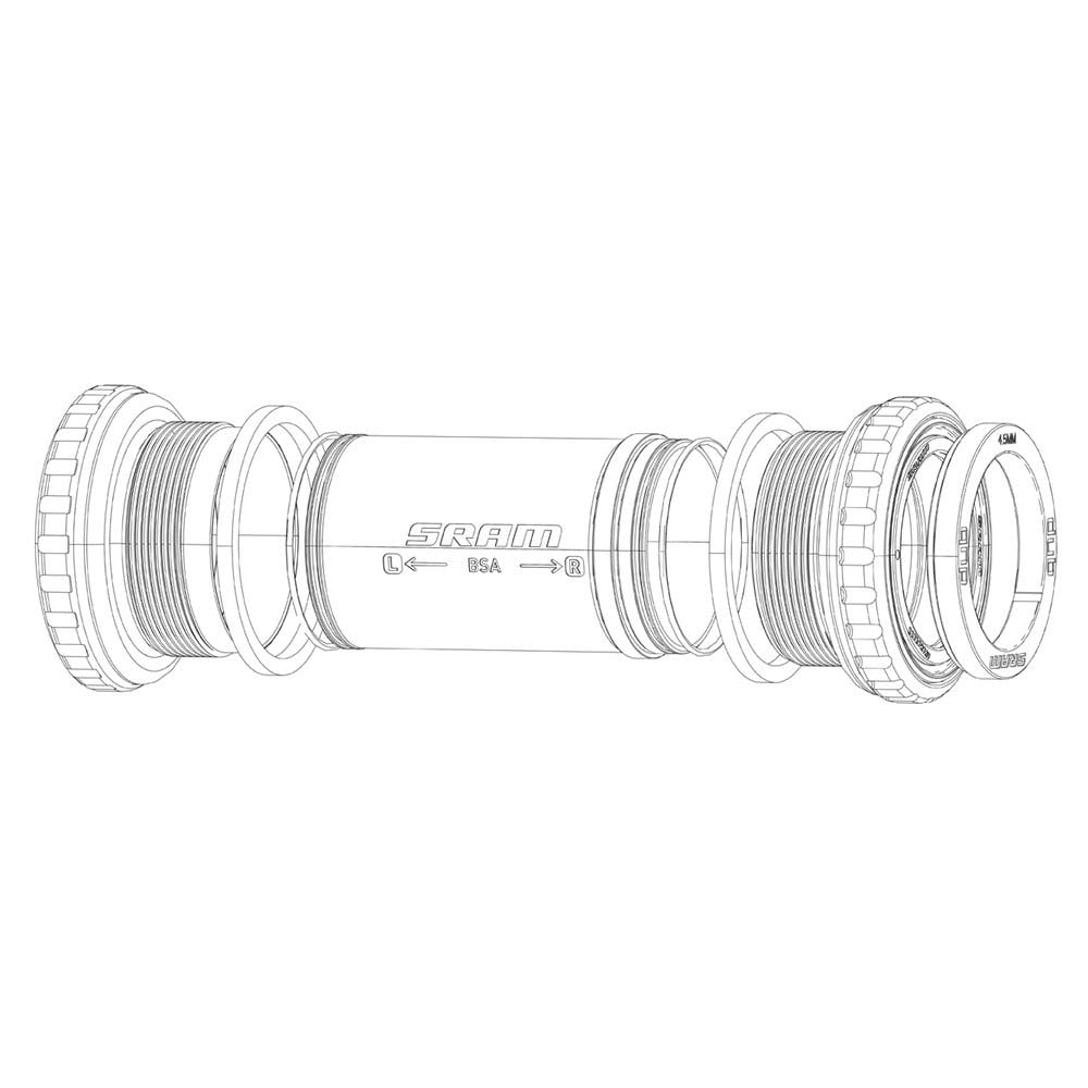 Sram Spacer Set Tretlager Spacer Set Dub MTB Road V3