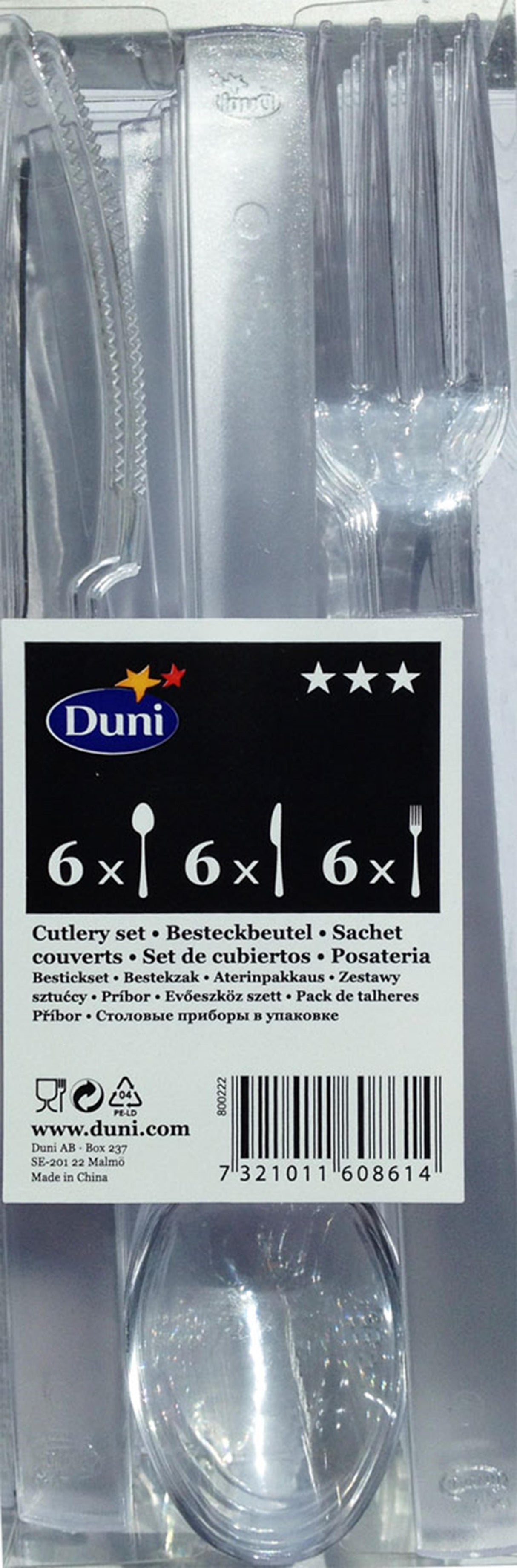 Duni Besteckset Libra 18-teilig