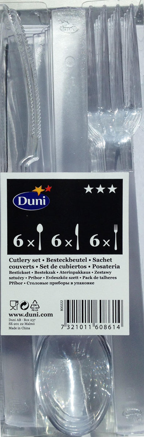 Duni Besteckset Libra 18-teilig