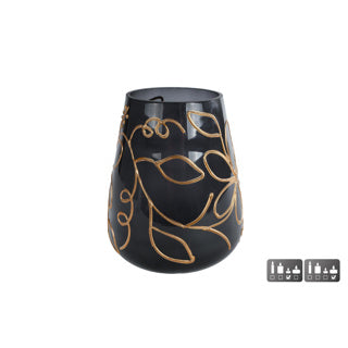 Keine Marke Laterne Diana l Glas 16x16x20 cm