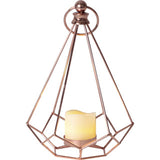 Laternenrand mit LED-Kerze 23,5 cm | 2 Stk