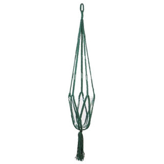 No Brand in der Mood Collection Topflappen dunkelgrün Makramee 110 cm | 6 Stück