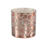 Keine Marke Laterne Desiree Giraffendruck rosa 15 cm | 2 Stk