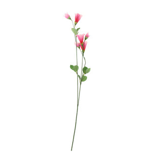 No brand Kunstblume Campanula hellrosa Seide 60 cm | 4 Stück