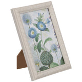 Fotorahmen aus weißem Holz 15x10x1,5 cm | 4 Stück