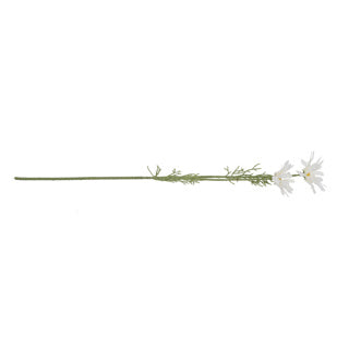 No brand Kunstblume Gänseblümchen aus weißer Seide 56 cm | 4 Stück