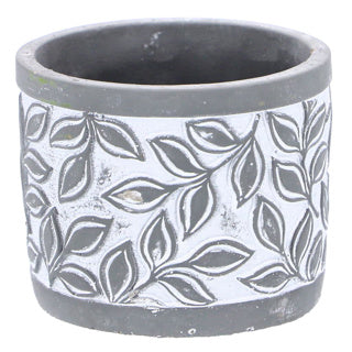 Kein Markentopf Olea Zylinder grau 11 cm | 6 Stück