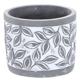 Kein Markentopf Olea Zylinder grau 11 cm | 6 Stück