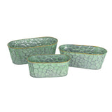 No brand ptmd Blumenkasten Dianne Green 3er-Set | 2 Stk