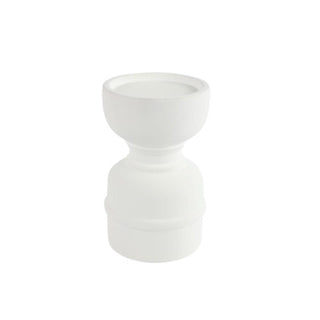 No brand Kerzenständer Alfredo weiß 15,5 cm | 3 Stück