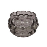 Teelichthalter Glas 11,5 cm 3-fach sortiert | 12 Stück
