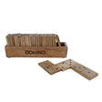 Spiel Domino Natur Mango 20,5x5x7cm