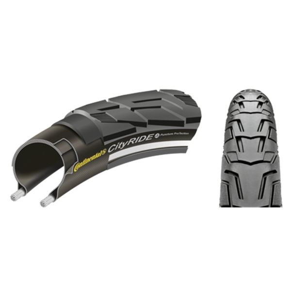 Continental Tire Ride City Breaker 28x1.75 (47-622) Schwarzer Reflex