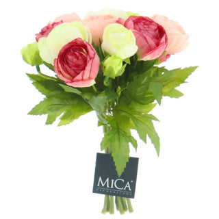Künstlicher Strauß Ranunkeln rosa | 2 Stk