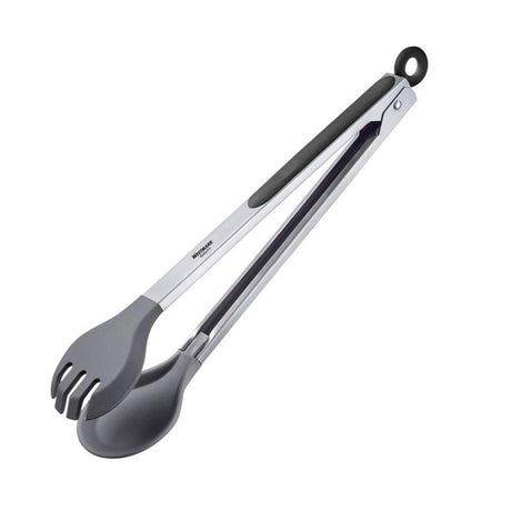 Westmark Servierzange Salatzange rund Edelstahl Silikon Maxi 32,5cm