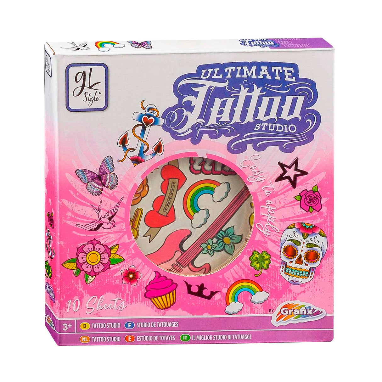 Kreative Handwerksgruppe Ultimate Tattoo Set - Pink