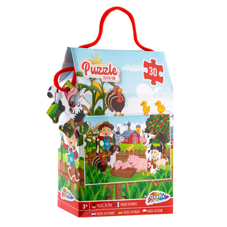 Kreative Bastelgruppen-Puzzle-Bauernhof, 30-tlg.