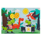 Kreatives Bastel-Gruppenpuzzle Dinosaurier, 30-tlg.