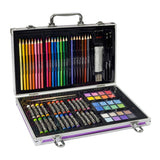 Luxuriöser Koffer der Creative Craft Group in Metallfarbe, 79-tlg.