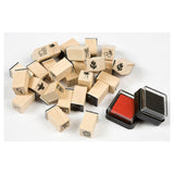 Creative Craft Group Holzstempelset - Figuren, 27-tlg.
