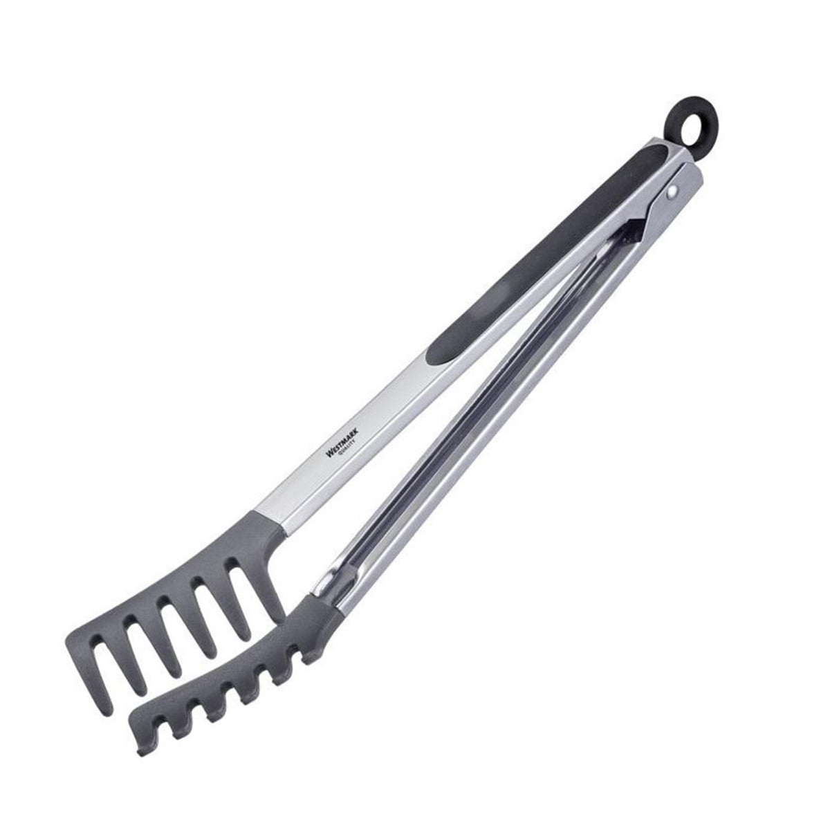 Westmark Servierzange Salatzange Gabel Edelstahl Silikon Maxi 32,5cm