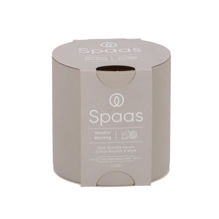 Spaas Glow Duftkerze 35h – achtsamer Morgen | 3 Stück